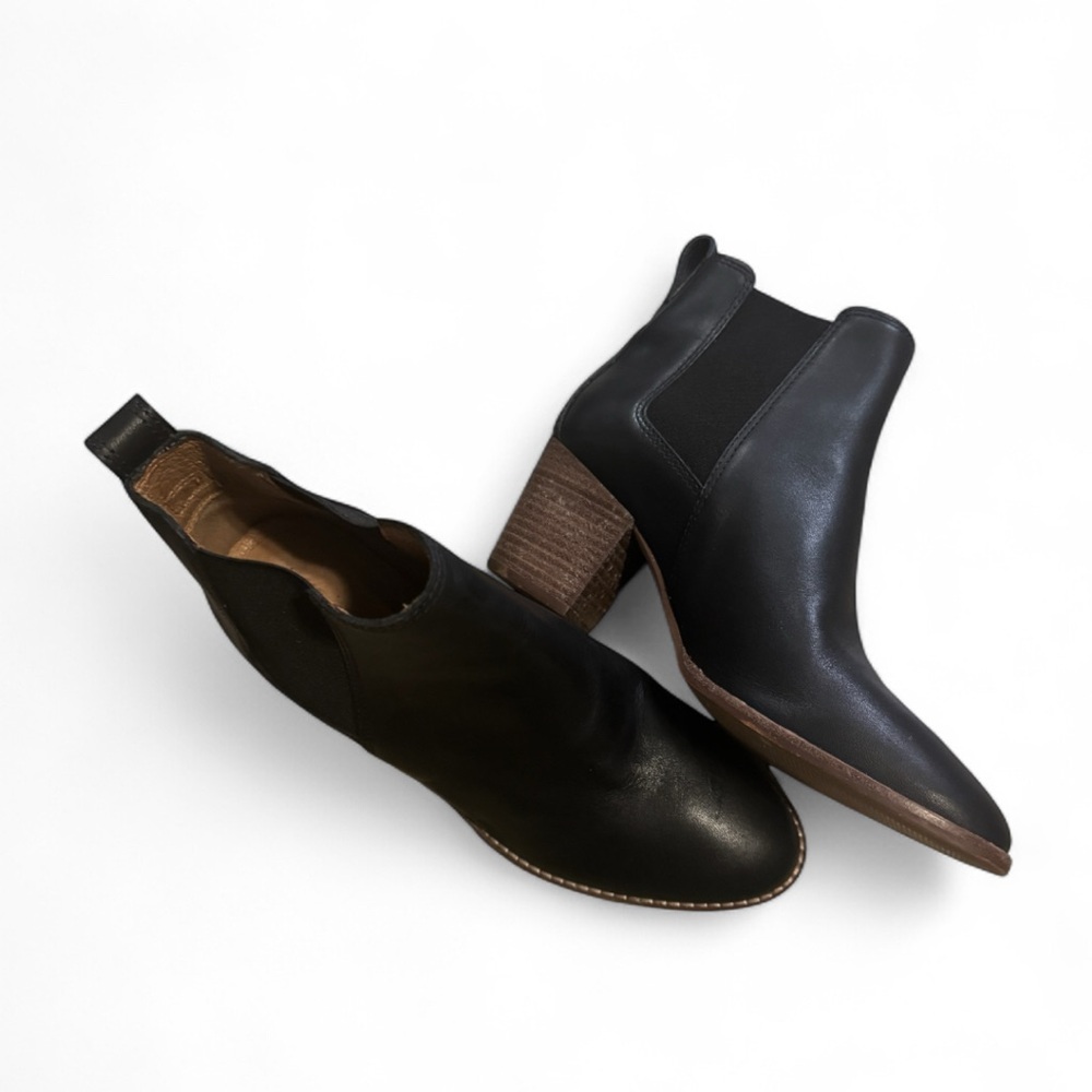 Madewell The Regan Boot in Black Leather